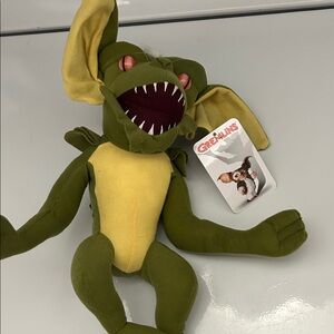 Gremlins Stripe  Green and Yellow Stuffed Toy
